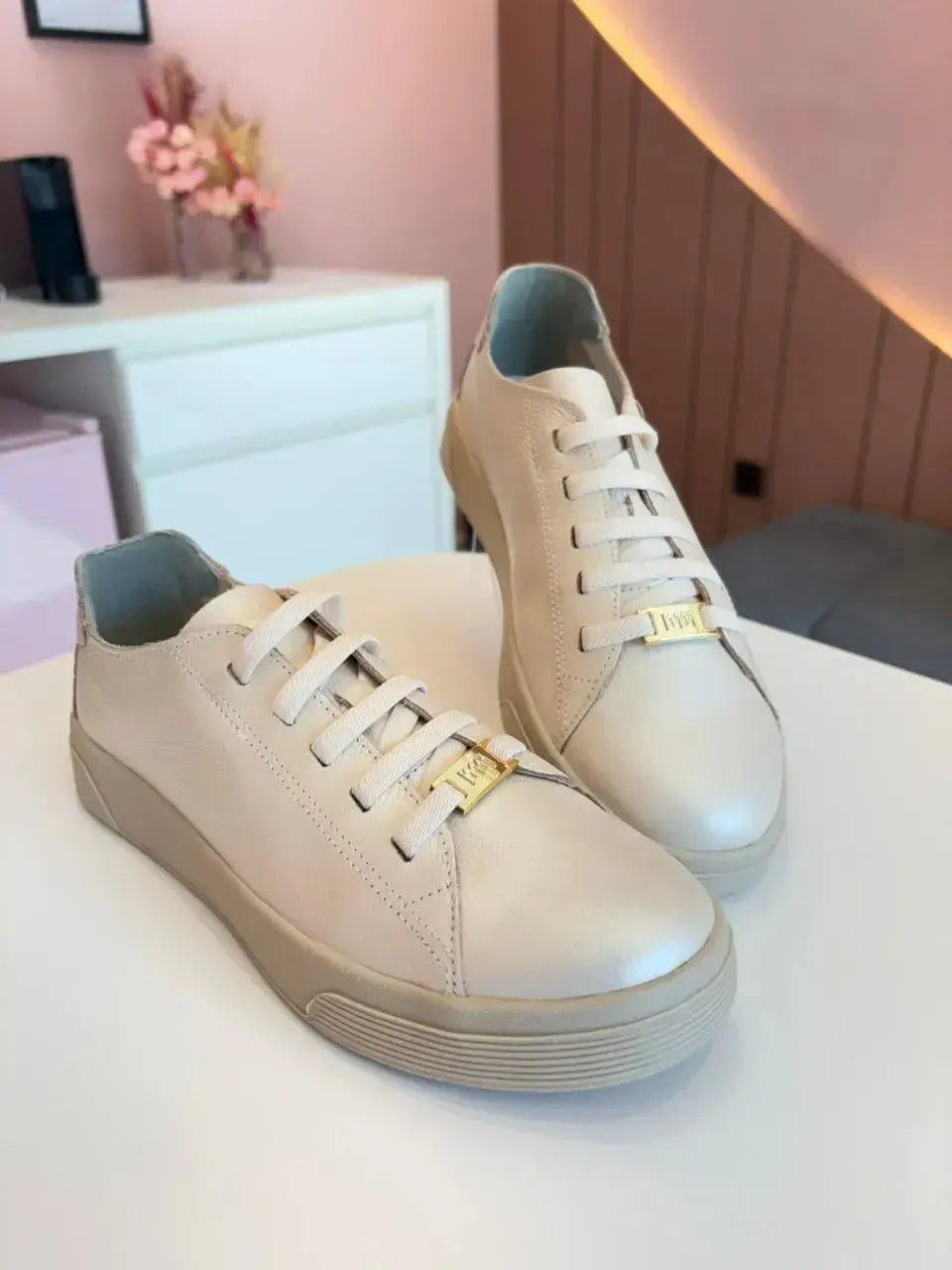 Tênis Raquel, Off Perolado